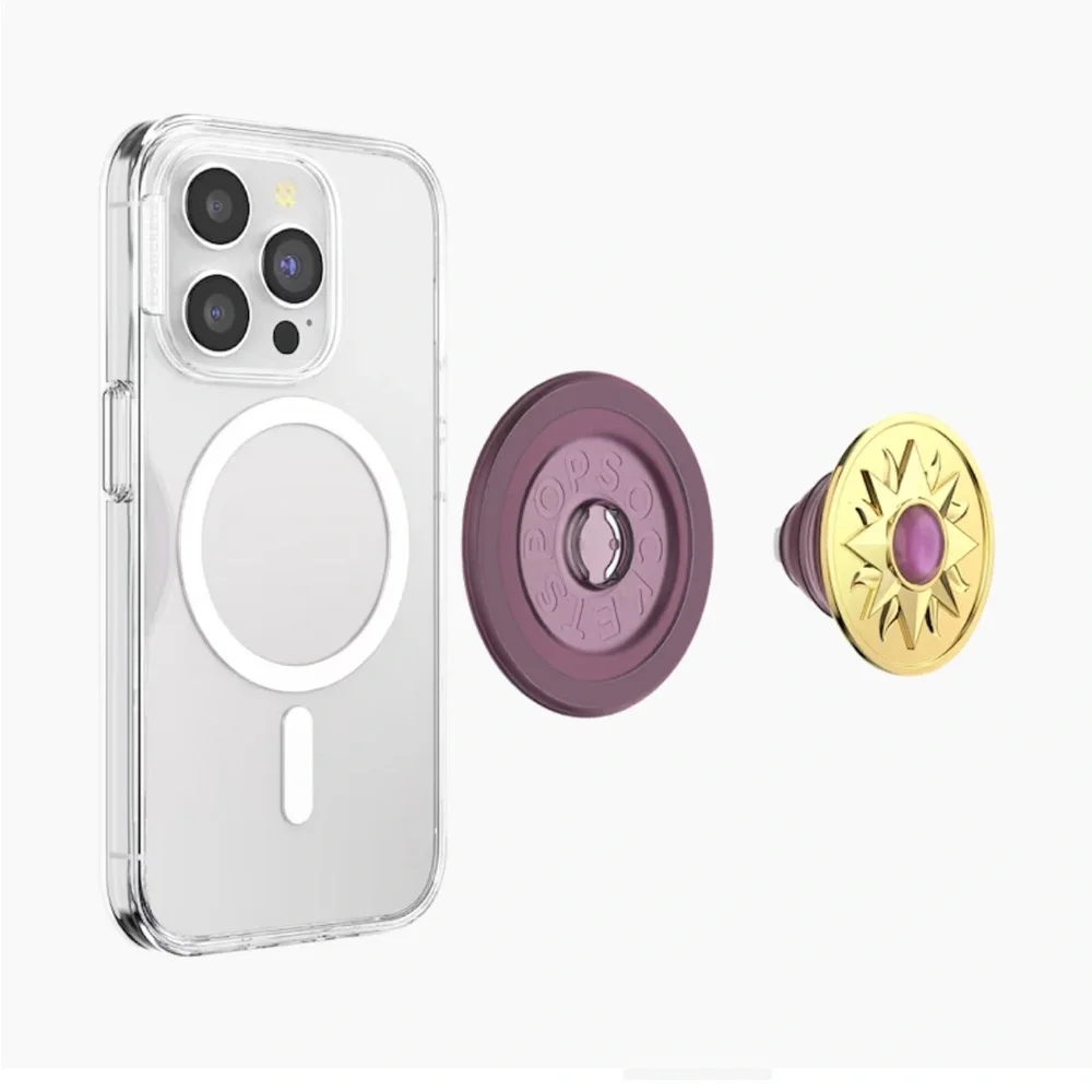 Enamel Sun Jewel Mauve MagSafe PopGrip PopSocket